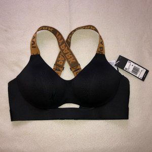 Ivy Park Black Cutout Medium Support Bra